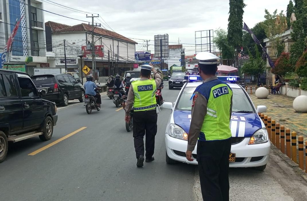 Tekan Angka Pelanggaran dan Kecelakaan, Satgas Operasi Keselamatan Polres Pringsewu Aktif Patroli Da