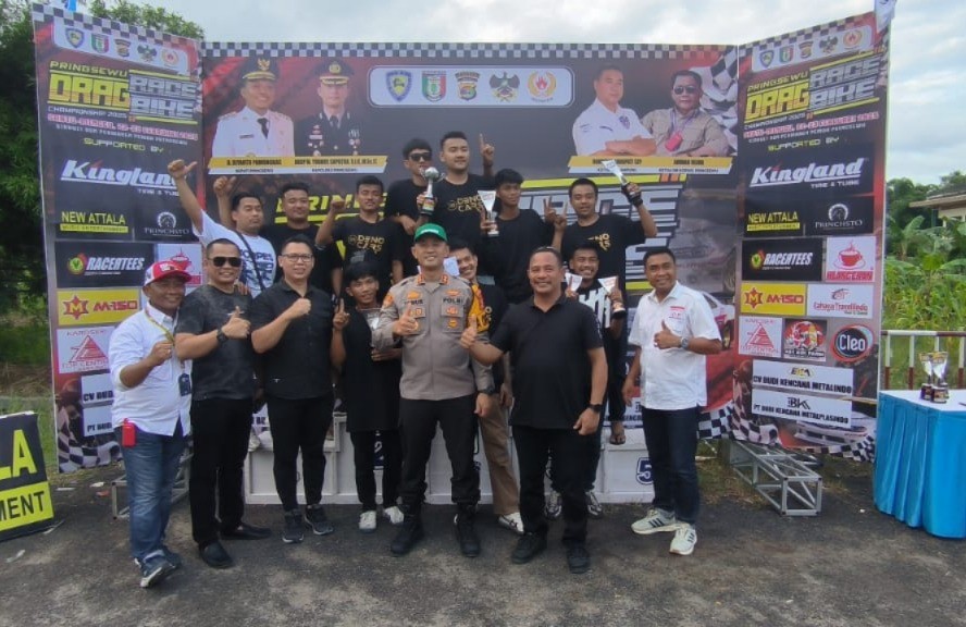 Drag Championship 2025 Di Pringsewu Berakhir, Tim Asal Lampung Dominasi Podium